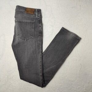 Paige Jeans Mens 32x33 Gray Federal Slim Straight Stretch Mid Rise Denim Pants